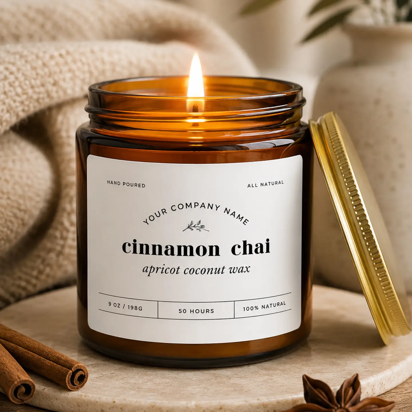 Sacred Bloom Candle